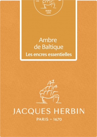 Set 7 Cartuse Large Size International Herbin Essentielles Ambre de Baltique