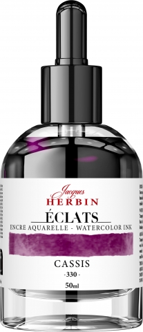 Calimara 50 ml Jacques Herbin Fine Arts Eclats Watercolor Cassis