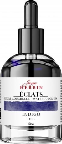 Calimara 50 ml Jacques Herbin Fine Arts Eclats Watercolor Indigo