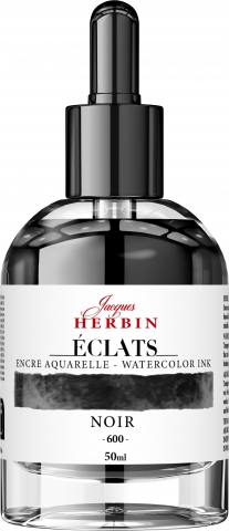 Calimara 50 ml Jacques Herbin Fine Arts Eclats Watercolor Noir