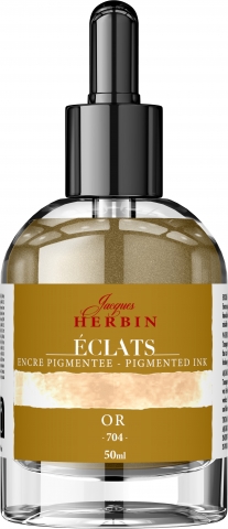 Calimara 50 ml Jacques Herbin Fine Arts Eclats Pigmented Or