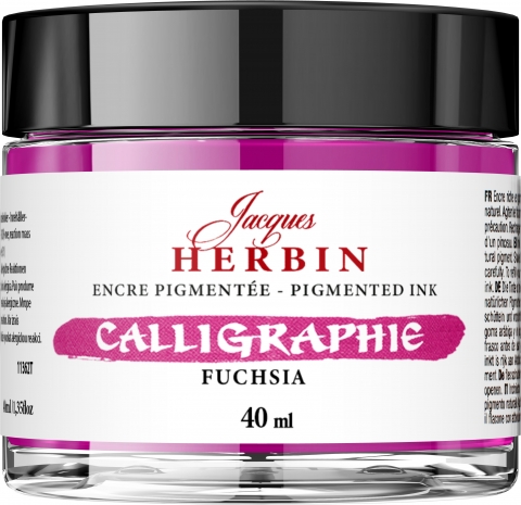 Calimara 40 ml Jacques Herbin Fine Arts Calligraphy Pigmented Fuchsia