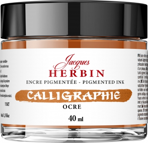 Calimara 40 ml Jacques Herbin Fine Arts Calligraphy Pigmented Ocre