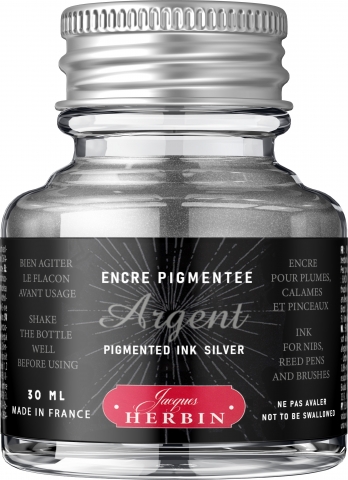 Calimara 30 ml Jacques Herbin Fine Arts Pigmented Argent