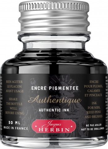 Calimara 30 ml Jacques Herbin Fine Arts Pigmented Authentique Noir