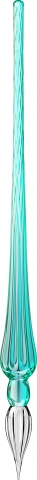 Toc Caligrafic de Sticla 18 cm Jacques Herbin Turquoise